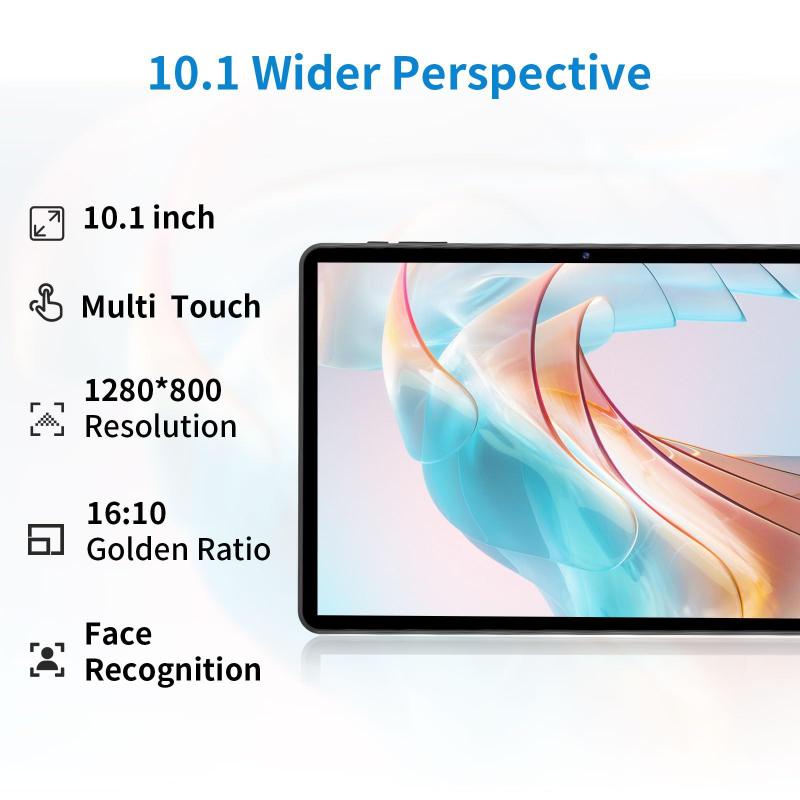 Tablet WXUNJA Android 14 de 10,1 polegadas 10 GB de RAM 128 GB de